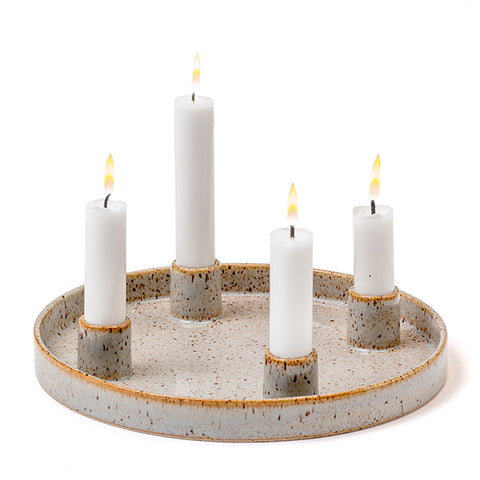 Candle tray (candles placed in a square)