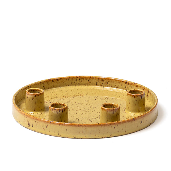 Candle tray (candles placed in a half circle)