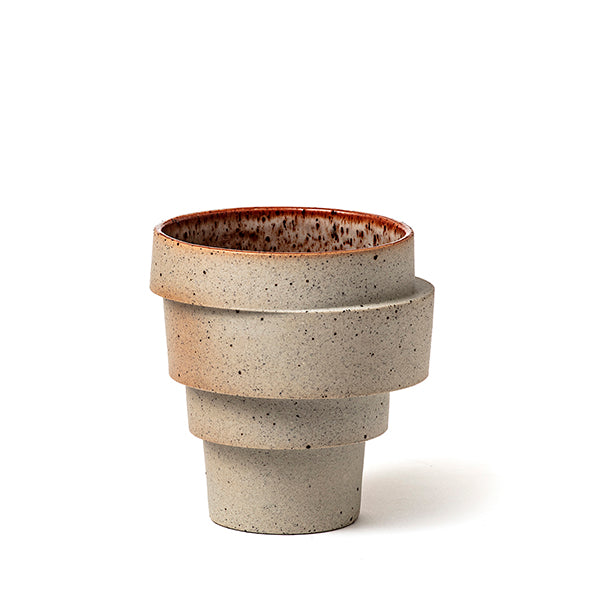 The stacked cup - unglazed (model 2)