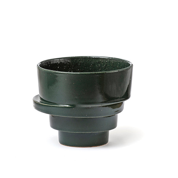 The small stacked flowerpot